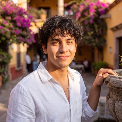 Portrait photograph of Mateo Rivera
